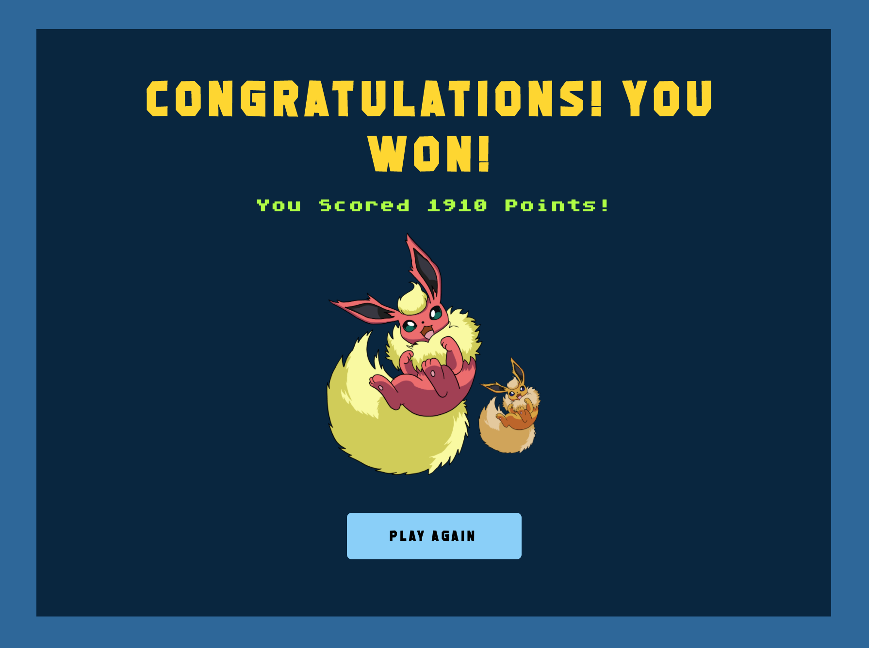 one win